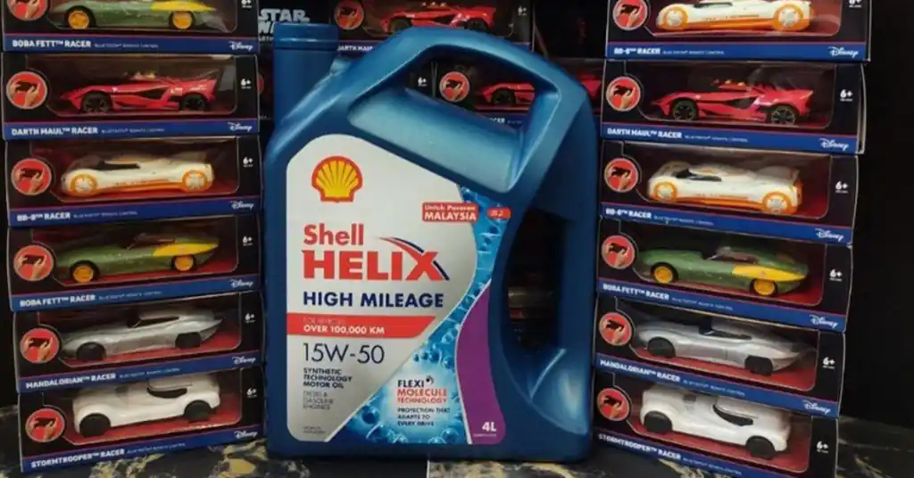 Shell Helix High Mileage 15W50 