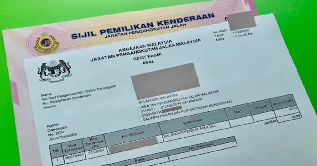 Bayaran Pajak Geran Motor Bayaran Pajak Geran Motor