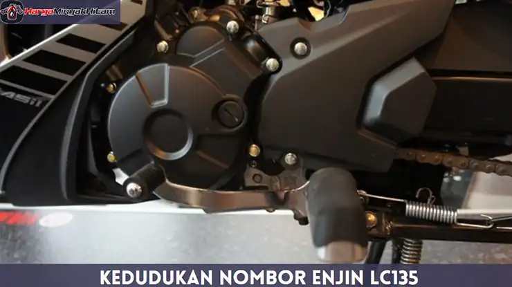 Kedudukan Nombor Enjin LC135