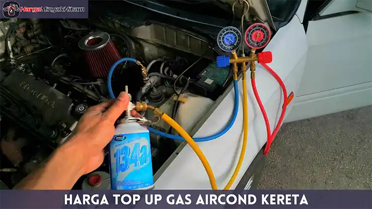 Harga Top Up Gas Aircond Kereta