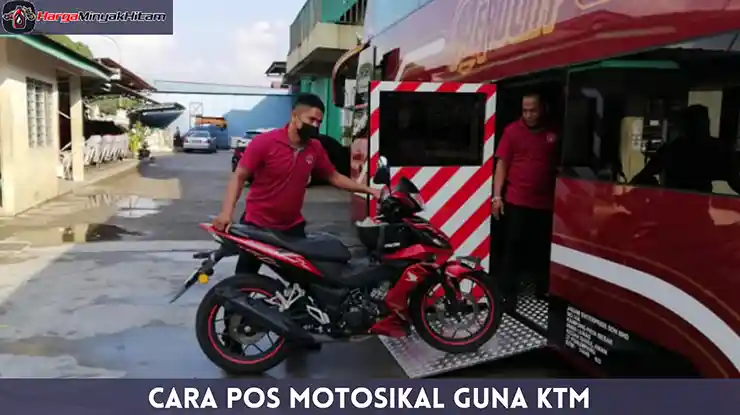 Cara Pos Motosikal Guna KTM