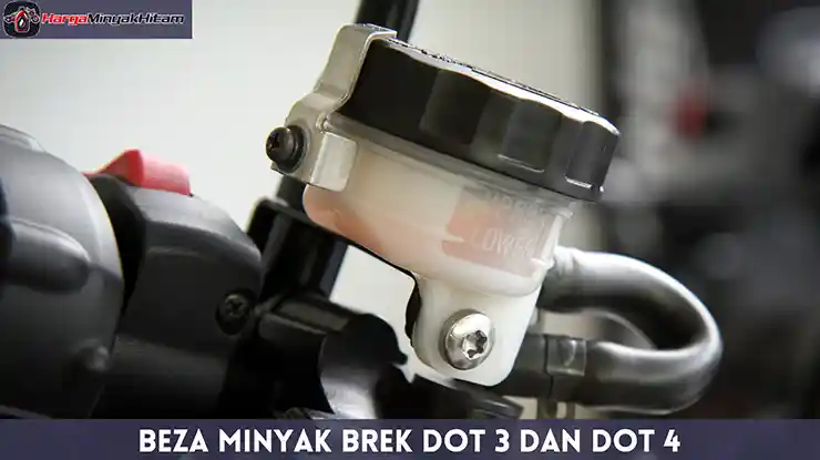Beza Minyak Brek DOT 3 dan DOT 4