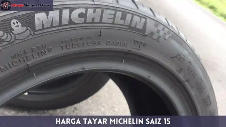 Harga Tayar Michelin Saiz 15