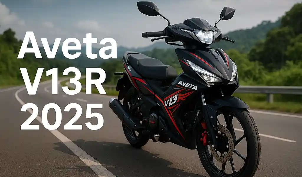 Aveta V13R Motor Kapcai Sporty Bergaya Aveta V13R Motor Kapcai Sporty Bergaya