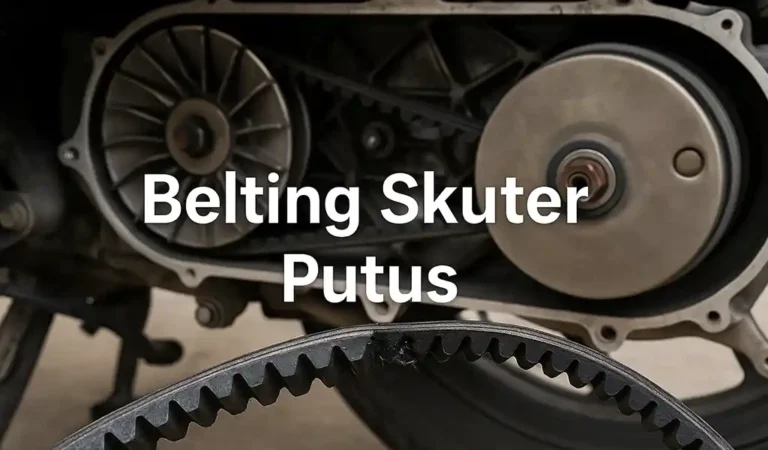 Belting Skuter Putus Ini Punca & Tanda Awal