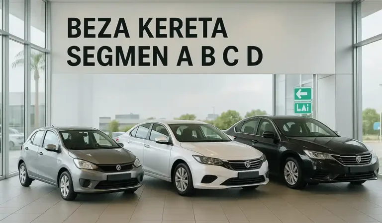 Beza Kereta Segmen A B C D