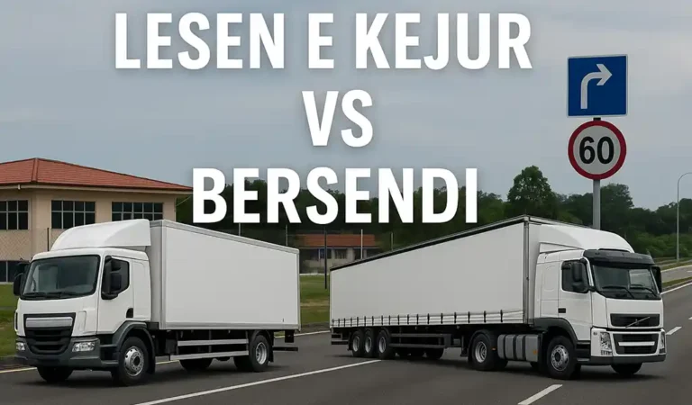 Beza Lesen E Kejur dan Bersendi di Malaysia