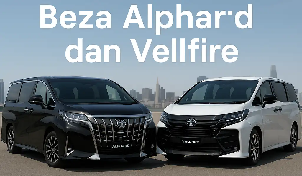 Beza Toyota Alphard dan Vellfire