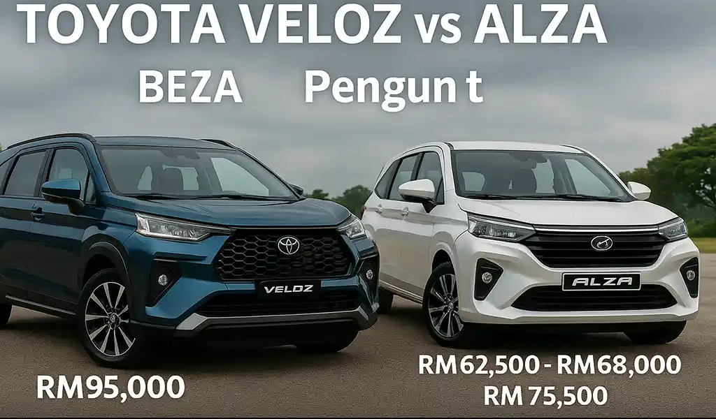 Beza Toyota Veloz dan Alza Beza Toyota Veloz dan Alza