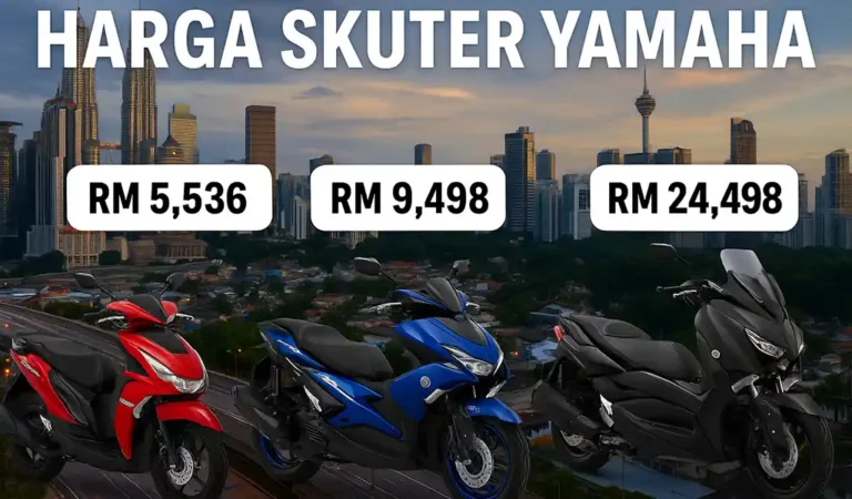 Harga Motor Skuter Yamaha di Malaysia