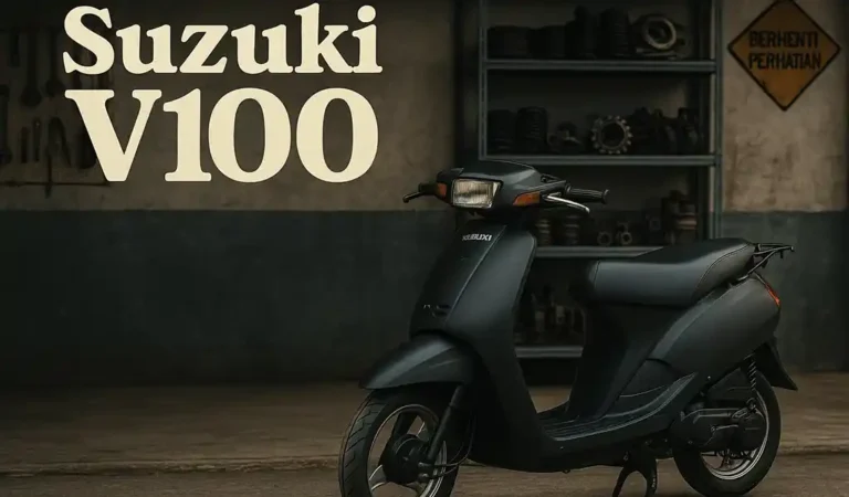 Skuter Suzuki V100 Spesifikasi dan Harga