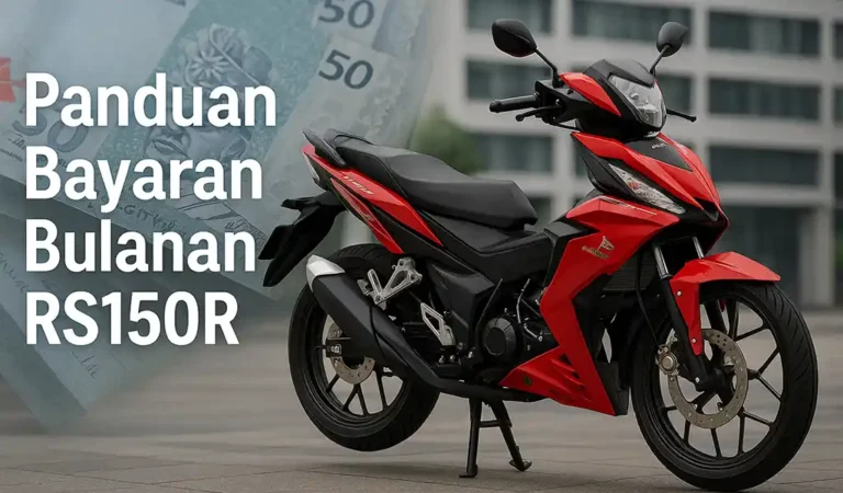Bayaran Bulanan Honda RS150R Terkini