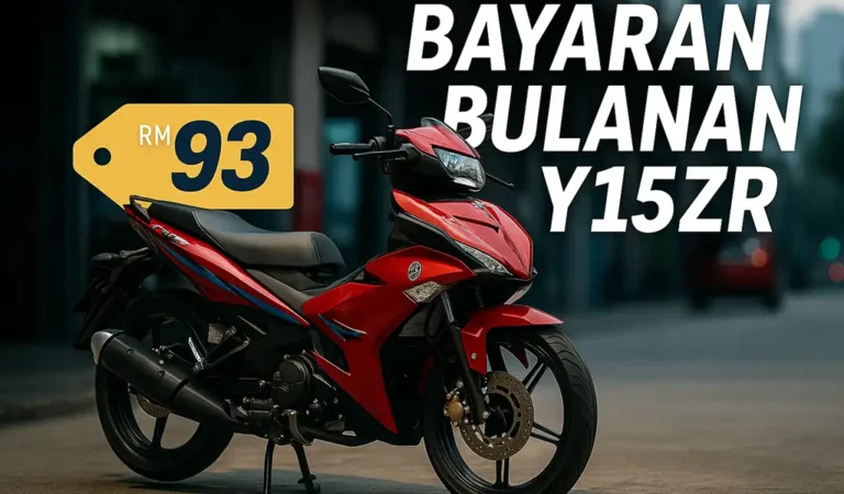 Bayaran Bulanan Yamaha Y15ZR di Malaysia