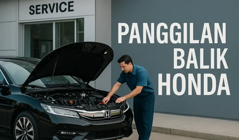Honda Panggil Balik Kereta Maksud dan Punca