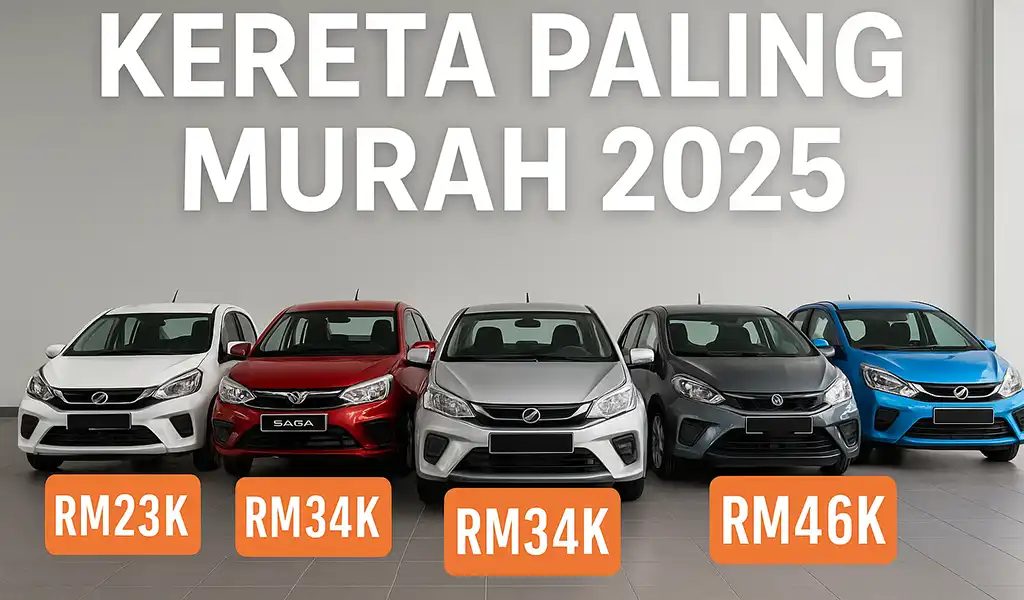 Kereta Paling Murah di Malaysia Terkini