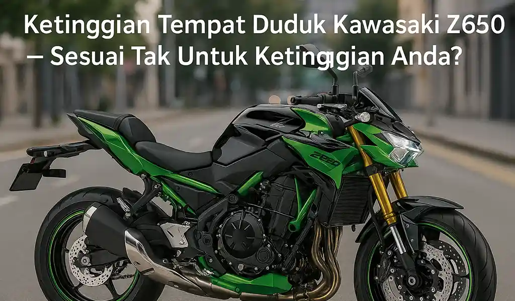 Ketinggian Tempat Duduk Kawasaki Z650 Ketinggian Tempat Duduk Kawasaki Z650