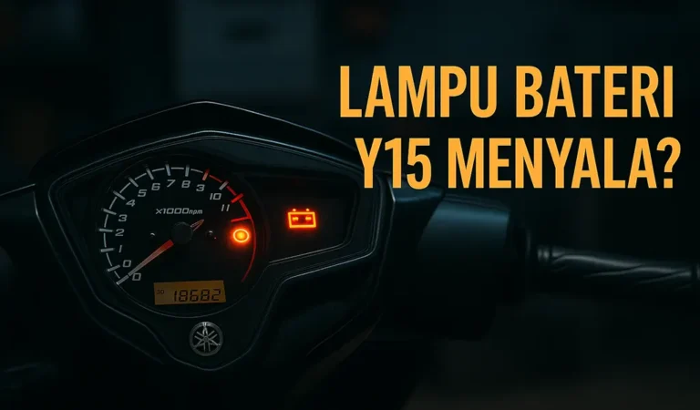 Lampu Bateri Y15 Menyala Ini Punca, Cara Atasi & Kos Servis