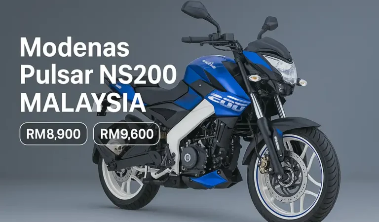 Modenas Pulsar NS200 Malaysia Harga dan Spesifikasi