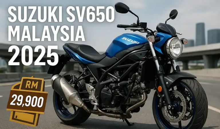 Suzuki SV650 Malaysia Harga, Kelebihan & Spesifikasi